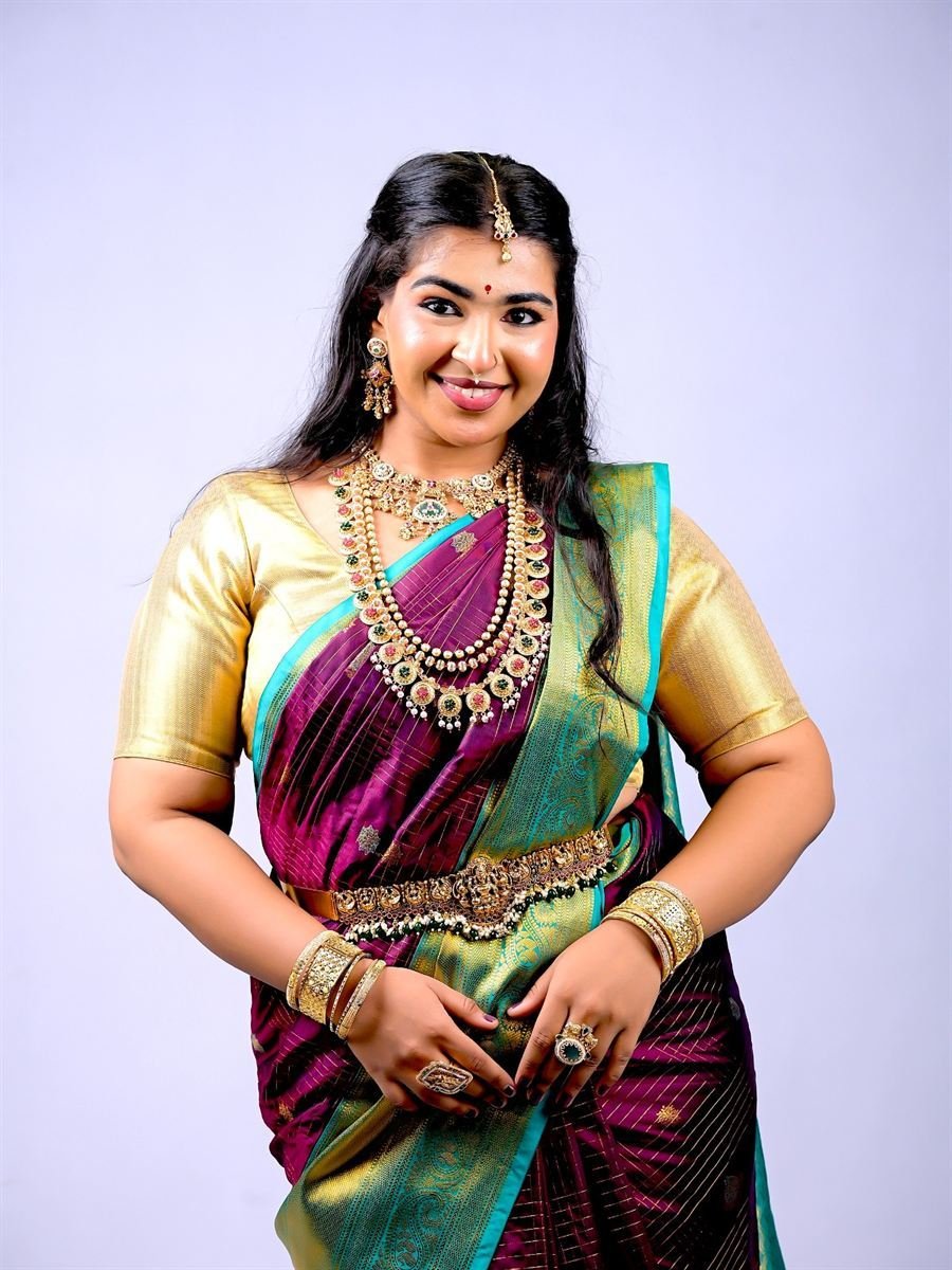 South Indian bridal look on Instagram — Maheshwari Makeovers